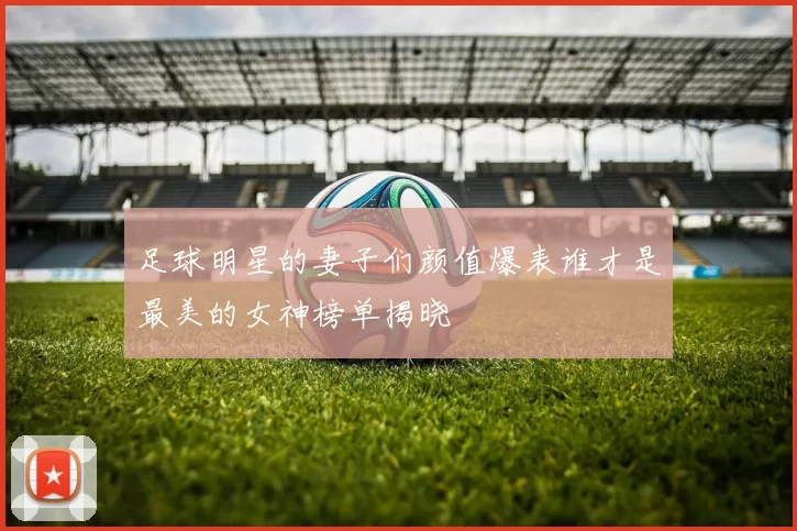 足球明星的妻子们颜值爆表谁才是最美的女神榜单揭晓